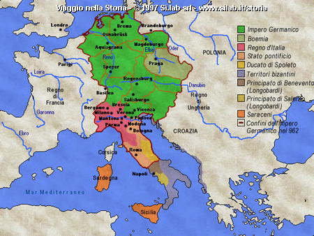 L'impero germanico nel 962