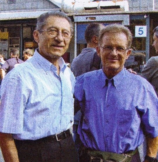 Francesco Botta ed Egisto Cataldi, ritratti in occasione della 12 edizione del Raduno Aermacchi.