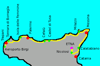 Cartina Sicilia