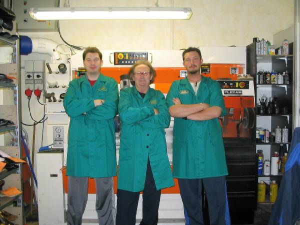 (Da sinistra a destra) Alexander, Ernesto e Daniele Agostinetti 