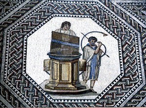  Mosaico Romano con Organo 