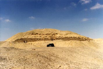 Remains of the Layer Pyramid of Zawiyet el Aryan (south)
