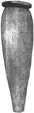 Hedjw Hor (?) tall jar from Eastern Delta (MMA 61.122) after van den brink op.cit., 1996 pl. 30 (Type III)