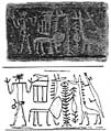 Cylinder seal from Helwan t. 160 H3