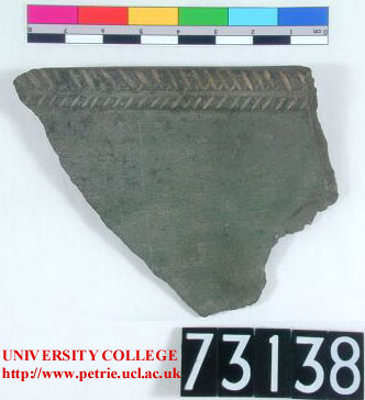 Fragment of rectangular palette in UC London (from Naqada)
