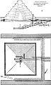 Sekhemkhet pyramid (Saqqara) Section and Plan