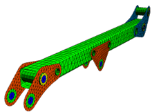 finite element modeling of an arm