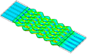 numeric fluid dynamic simulation