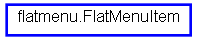 Inheritance diagram of FlatMenuItem