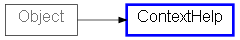 Inheritance diagram of ContextHelp