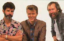 Bowie con George Lucas e Jim Henson