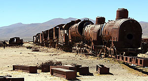 Cimitero delle locomotive