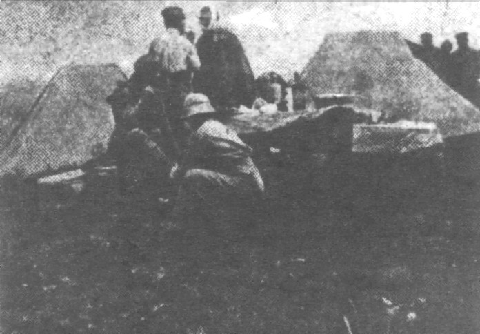 Zakad sanitarny I Brygady Legionw pod Urzdowem - lipiec 1915 roku