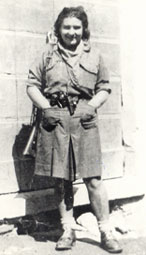 Luisa Calzetta "Tigrona", morta in combattimento a Guselli (Piacenza) il 4 dicembre 1944 (Archivio Isrec Parma).