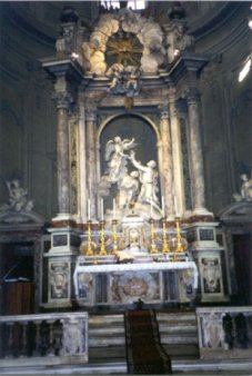 [ GB Baratta - Chiesa di San Ferdinando: Altar maggiore ]